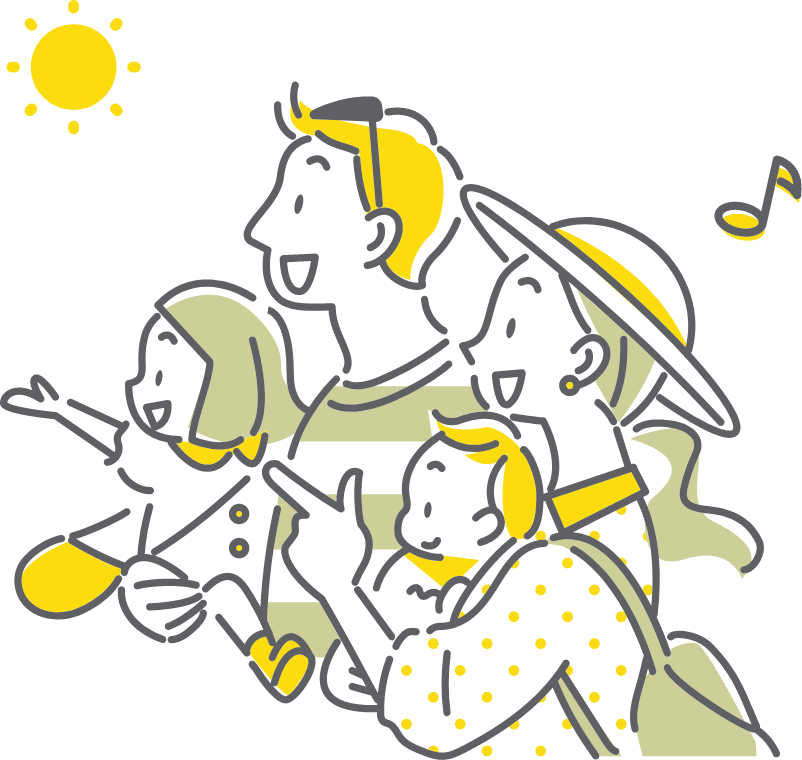 家族のイラスト